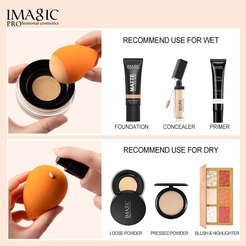 IMAGIC Sponge Makeup Cosmetic Puff