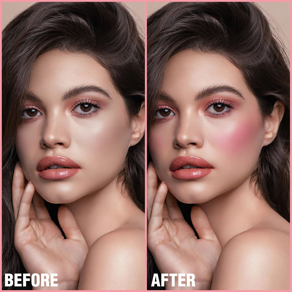 FOCALLURE Waterproof Face Blusher Makeup Cream Stick Bronzer Highlighters