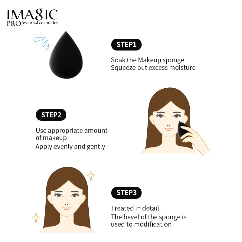 IMAGIC Sponge Makeup Cosmetic Puff