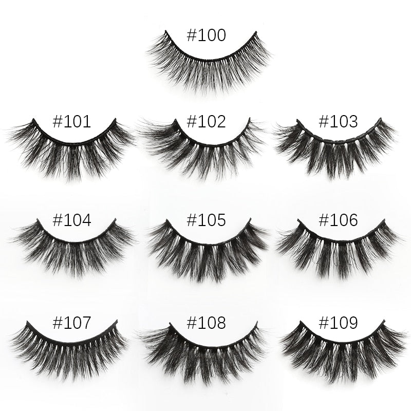 Eyelash Wholesale 4/20/50/100 Pcs 3D Mink Reusable Lashes