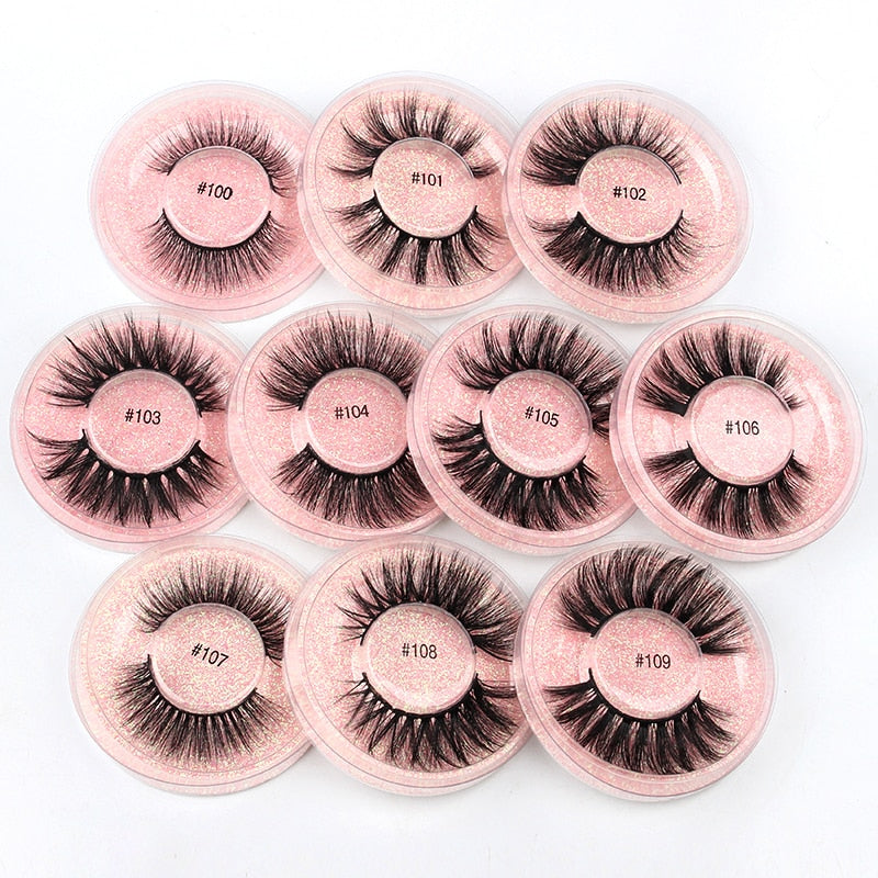 Eyelash Wholesale 4/20/50/100 Pcs 3D Mink Reusable Lashes