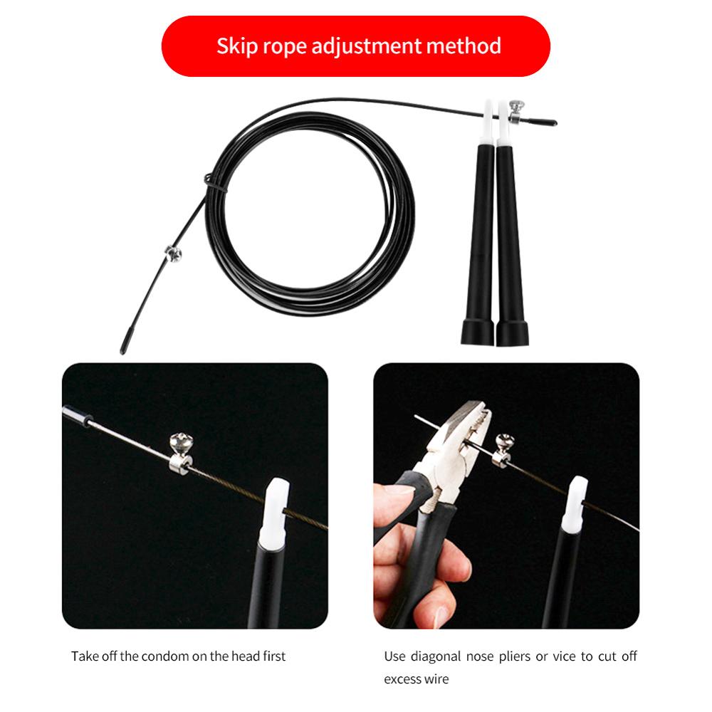 Crossfit  Durable Speed Steel Wire jumping Rope