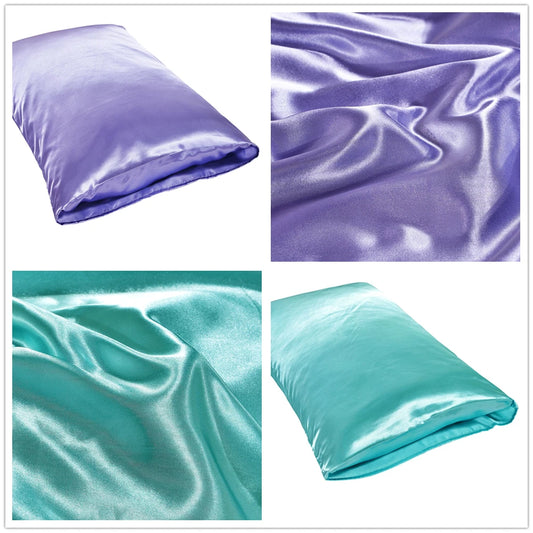 1 piece set of large silk satin pillowcase