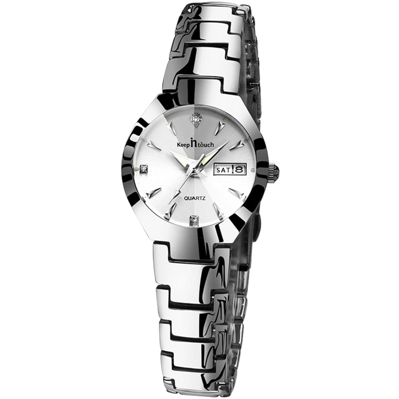 High Quality Women Fashion 2022 Luxury Brand Quartz  Watch With A Small Calendar Dial