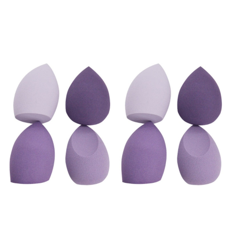 4/8pcs Dry and Wet Makeup Sponge Powder Puff Set