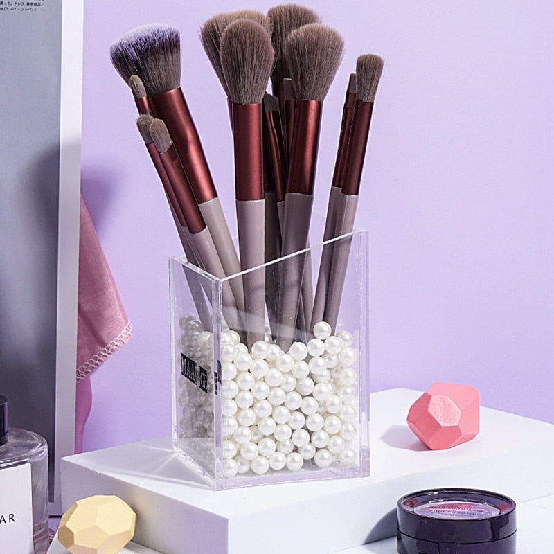 13 Pcs Makeup Brushes Set Tool For Beginners