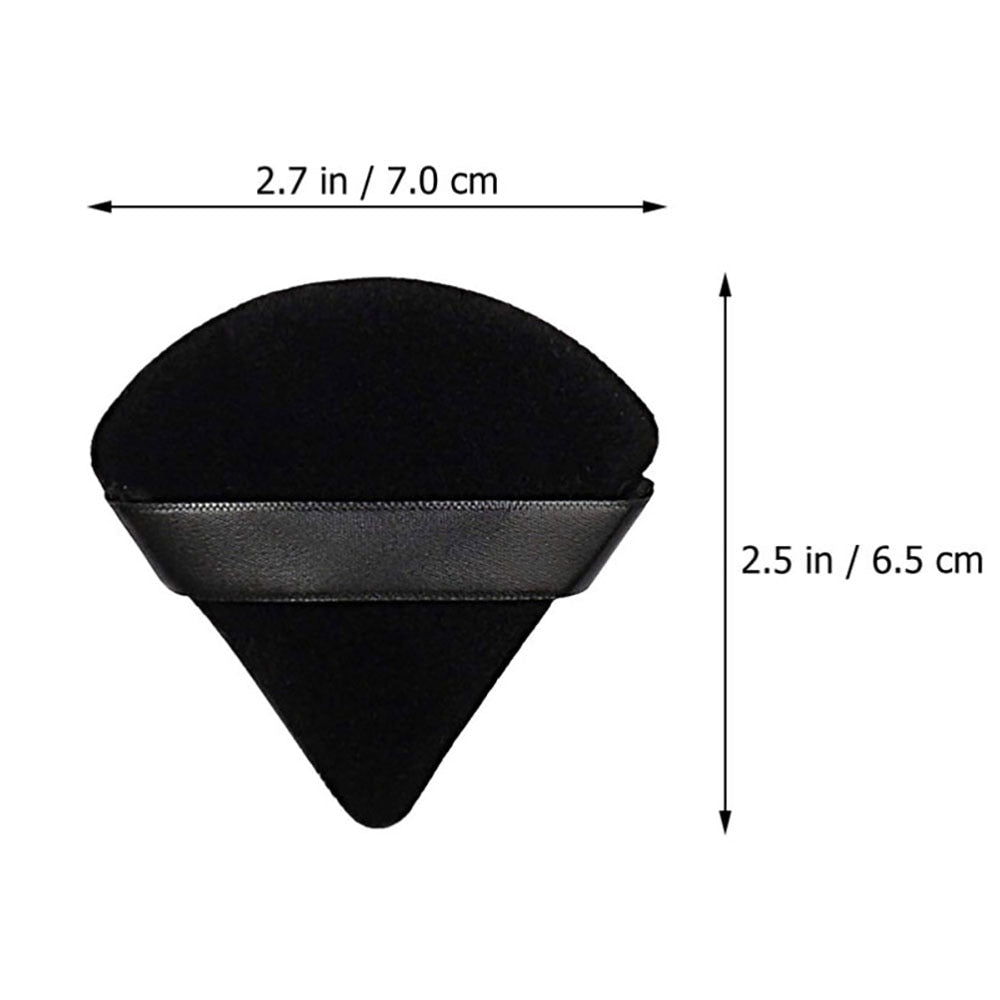 2/12Pcs Triangle Velvet Powder Puff  Make Up Sponges for Face Eyes Contouring Shadow Seal