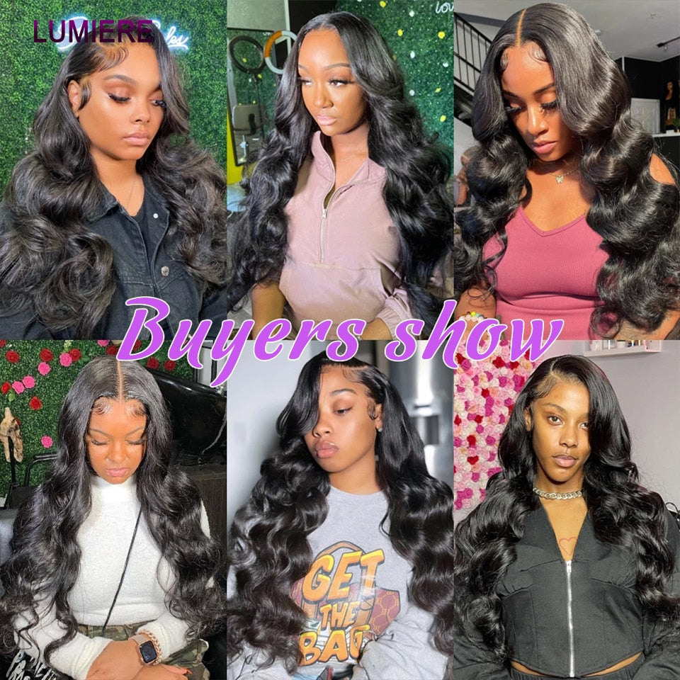 Lumiere 8-40 Inch Body Wave Brazilian Hair Weave Bundles 1/3/4 PCS Remy Raw Human Hair Extensions