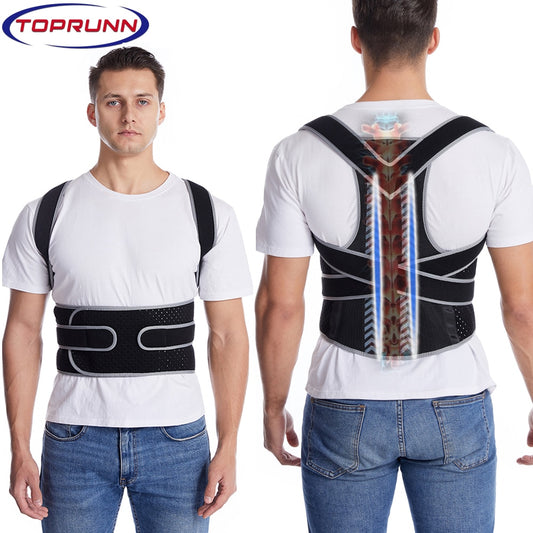 Adjustable Lumbar Brace Spine Support Belt with Plate