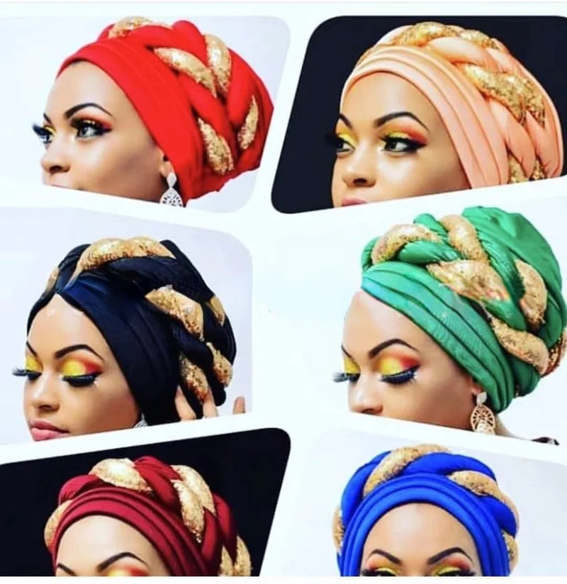 Women Braided Turbans