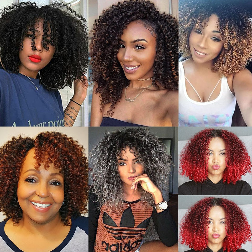 Jayfans Cheveux Synthetic Marlybob Jerry Curl Jamaican Bounce Soft Locs Crochet Hair For Women