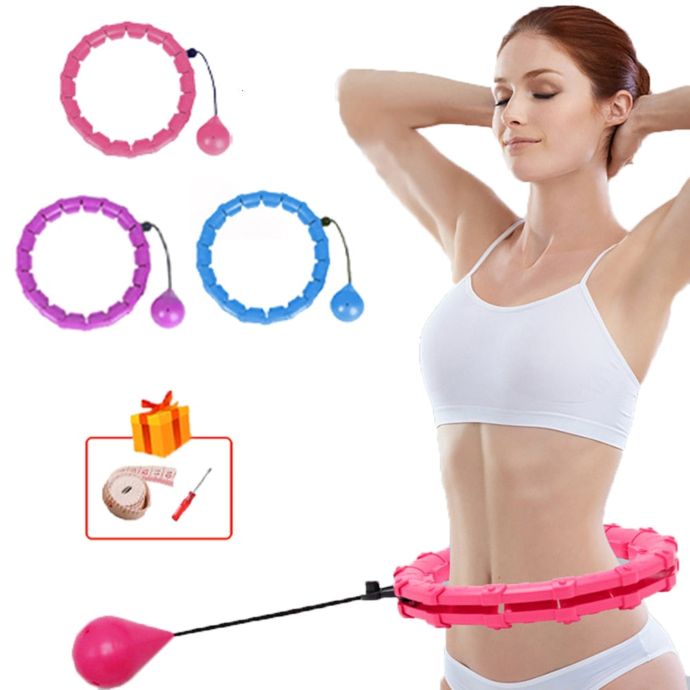 32/20/24/28 Adjustable Sport Hoops Thin Waist Exercise Detachable Massage Hoops