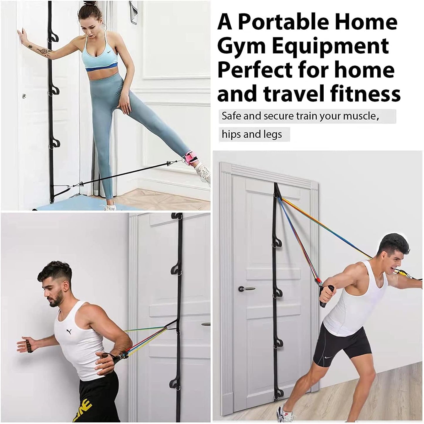 Upgraded Door Anchor Strap, Portable Workout Resistance Band