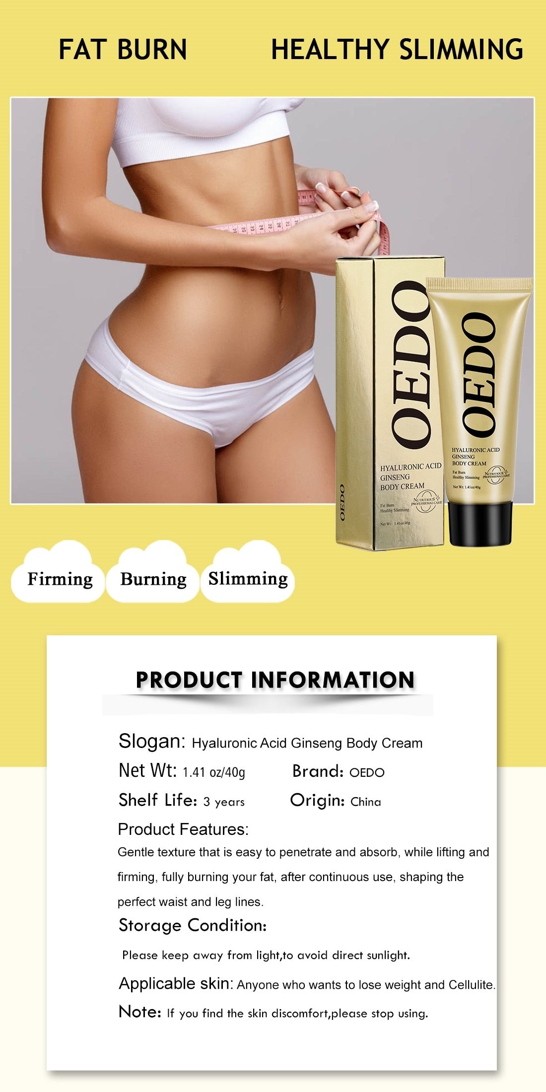 Slimming Cream Eliminates Cellulite Sculpting Fat Burning Massage Firming Lift Fast Slim Waist Moisturizing Body Cream