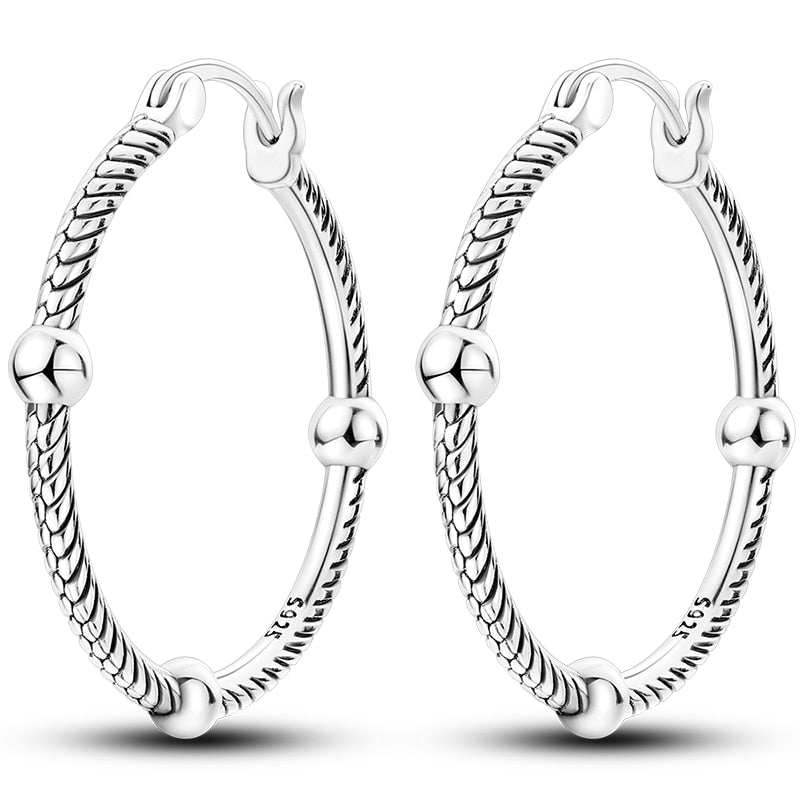 Real 925 Sterling Silver Pave U Shape Heart Star Hoop Earrings