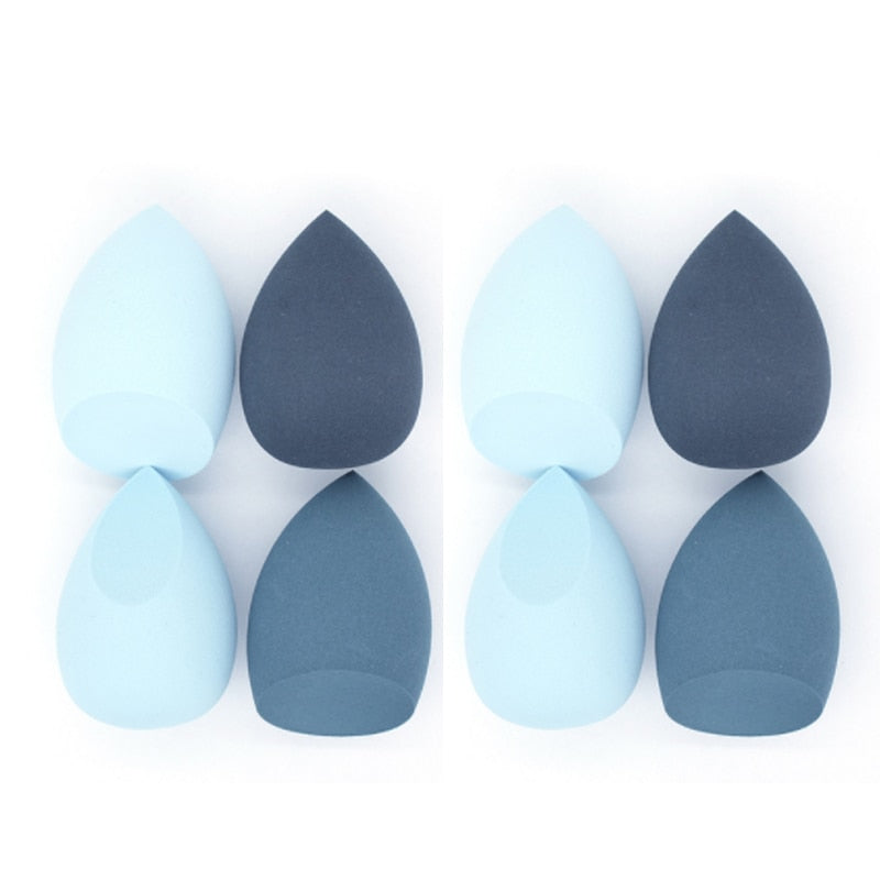 4/8pcs Dry and Wet Makeup Sponge Powder Puff Set