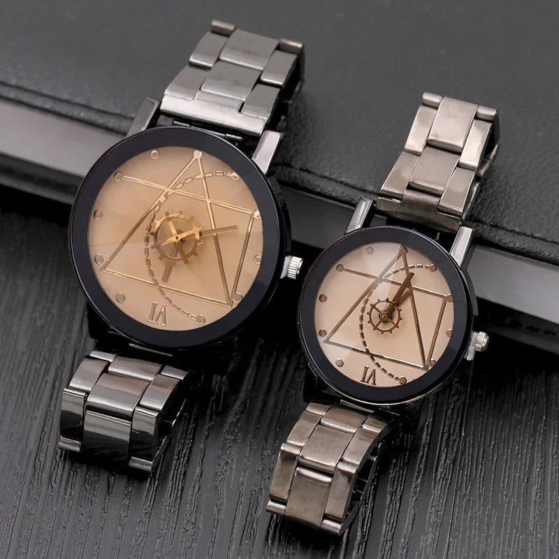 Fashion Gear Men's/Women's Metal Band Quartz Watches