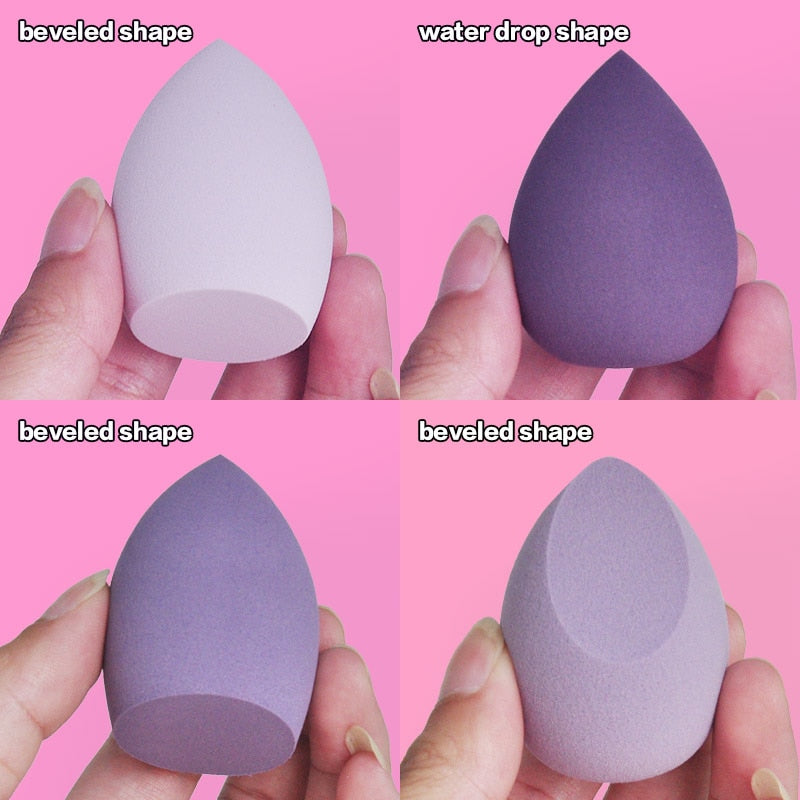 4/8pcs Dry and Wet Makeup Sponge Powder Puff Set