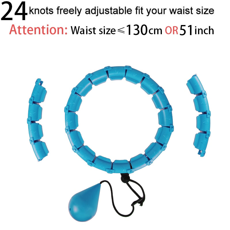 32/20/24/28 Adjustable Sport Hoops Thin Waist Exercise Detachable Massage Hoops