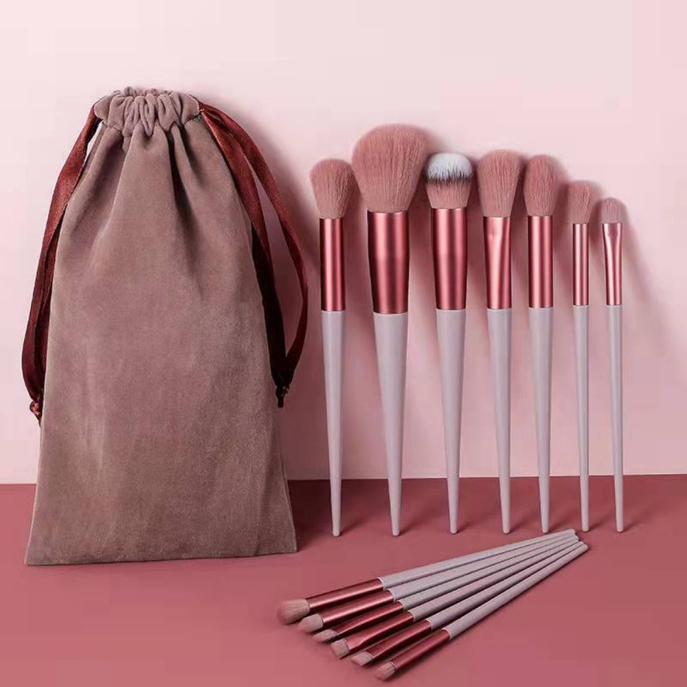 13Pcs Makeup Brush Set Make Up Concealer Brush Blush Powder Brush Eye Shadow Highlighter Foundation Brush