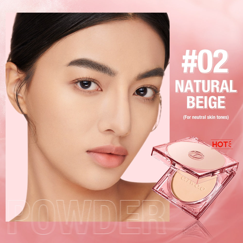 O.TWO.O Face Setting Compact Powder Oil-control 24 Hours SPF 30 PA+++ Long Lasting Waterproof Matte Face Makeup