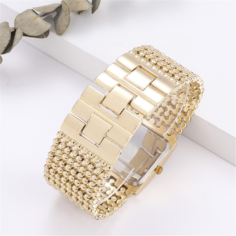 UTHAI W31 Women's Fashion Luxury Diamond G Quartz Stainless Steel Bracelet Watches