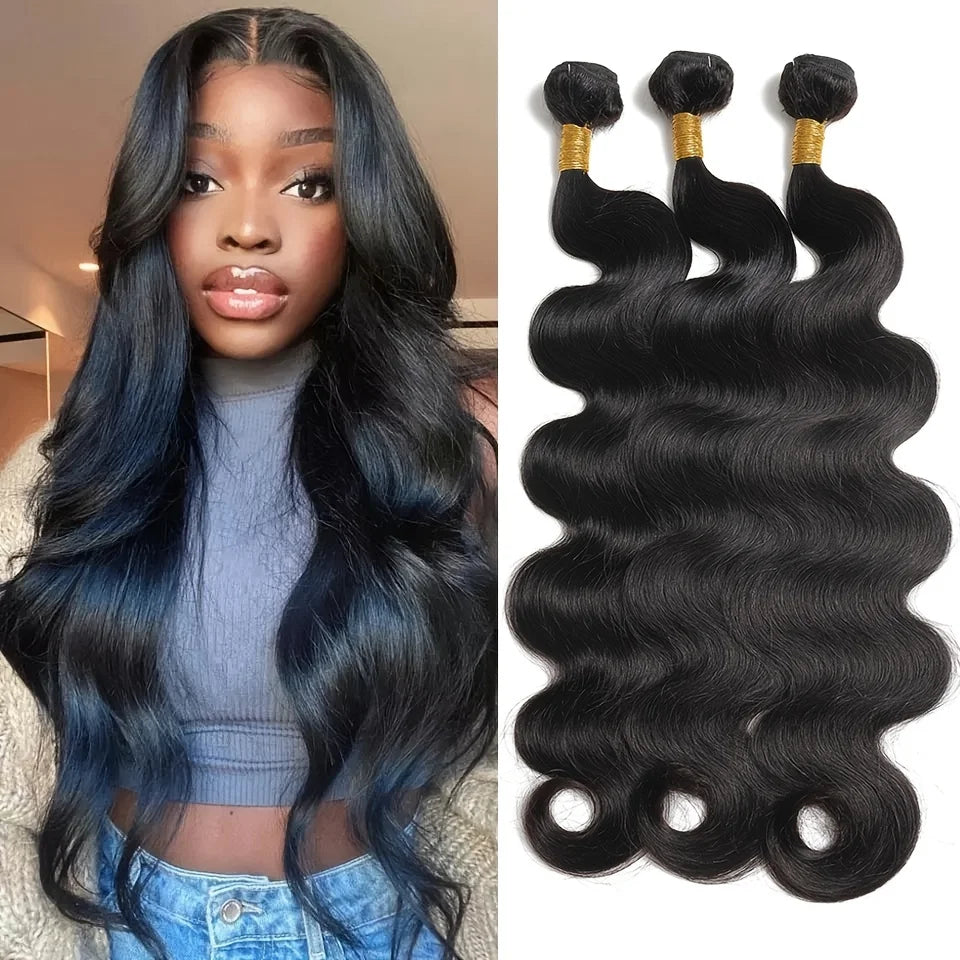 Body Wave Human Hair Bundles Remy Unprocessed Raw Virgin 16 18 20 Inch 100% Human Hair Natural Extensions 3 4 5 Bundles Deal