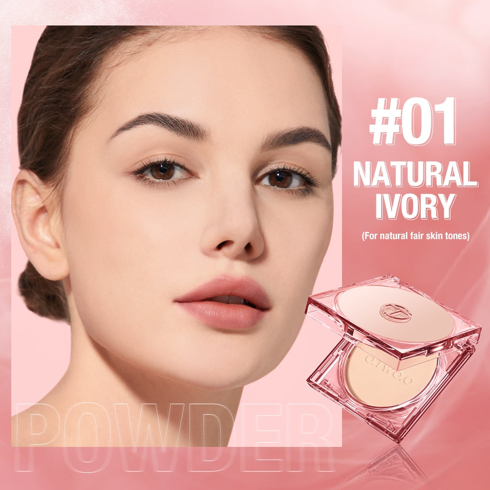 O.TWO.O Face Setting Compact Powder Oil-control 24 Hours SPF 30 PA+++ Long Lasting Waterproof Matte Face Makeup