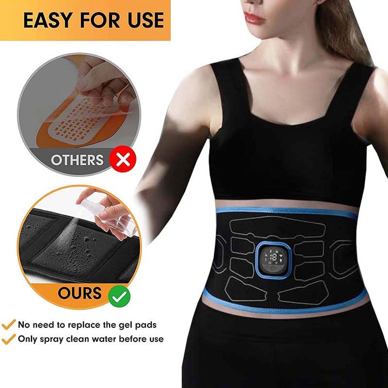 Abdominal Toning Waist Trimmer Shaping EMS Muscle Stimulator Training Belt