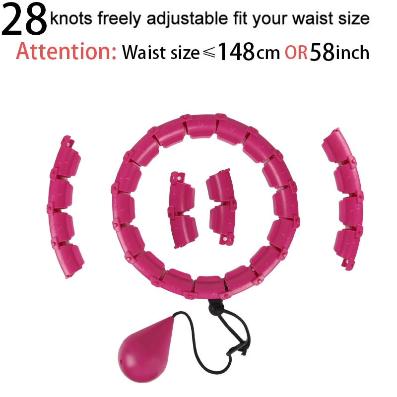 32/20/24/28 Adjustable Sport Hoops Thin Waist Exercise Detachable Massage Hoops