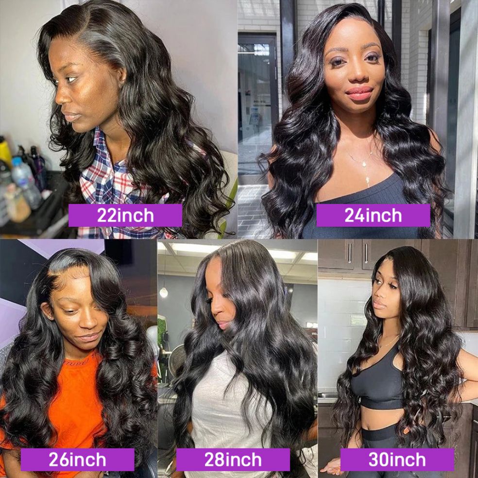 Melodie Body Wave 28 30 40 Inch Indian Remy Raw Virgin Unprocessed 100% Human Hair Water Wave Extensions 1 3 4 Bundles Deal