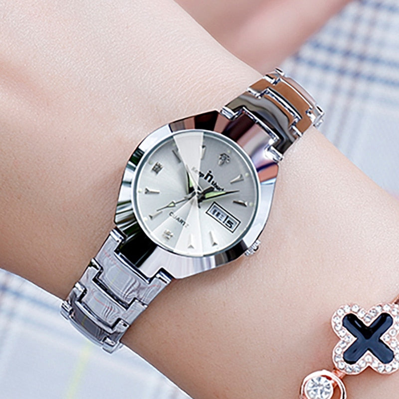 High Quality Women Fashion 2022 Luxury Brand Quartz  Watch With A Small Calendar Dial