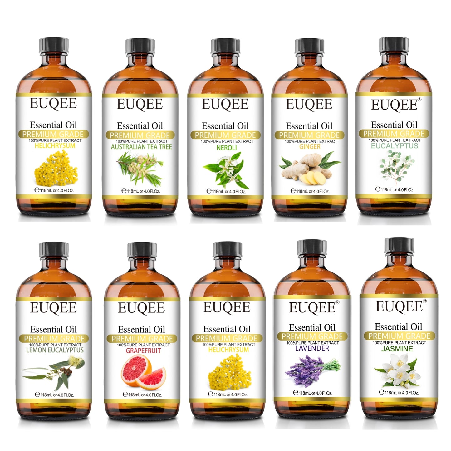 EUQEE 118ML Large Bottle Essential Oil For Humidifier