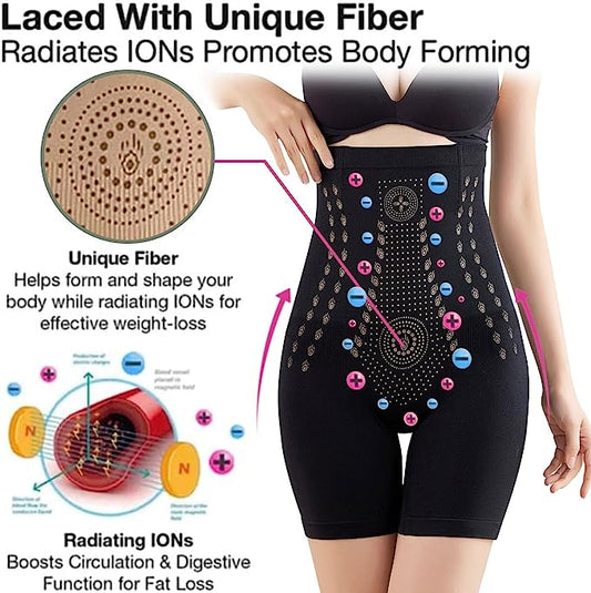 New Unique Fiber Restoration Shaper Tummy Control Thigh Slimming Waist Trainer Underwear For Women